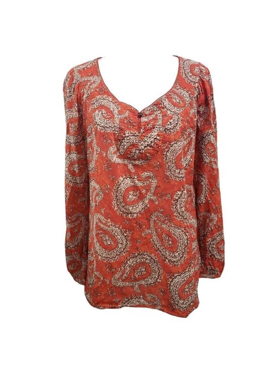 Banana Republic Tops - Banana Republic Womens Long Sleeve Printed Blouse Medium